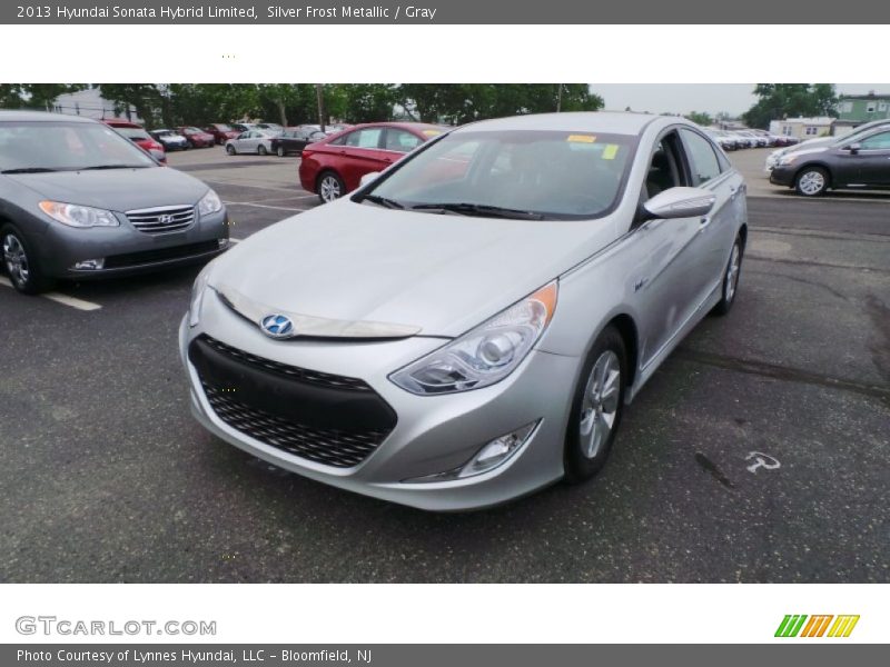 Silver Frost Metallic / Gray 2013 Hyundai Sonata Hybrid Limited