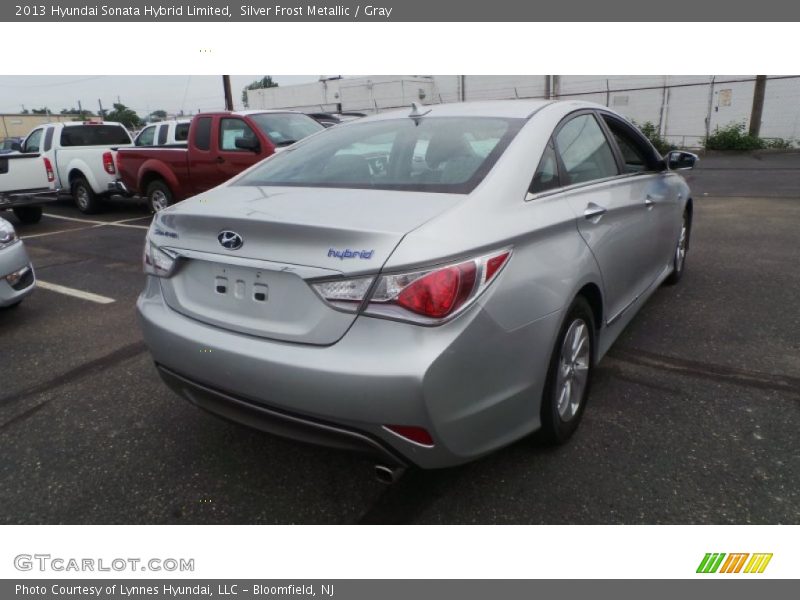 Silver Frost Metallic / Gray 2013 Hyundai Sonata Hybrid Limited