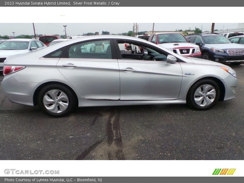 Silver Frost Metallic / Gray 2013 Hyundai Sonata Hybrid Limited