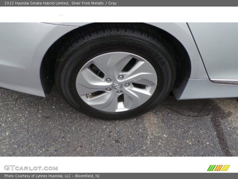 Silver Frost Metallic / Gray 2013 Hyundai Sonata Hybrid Limited
