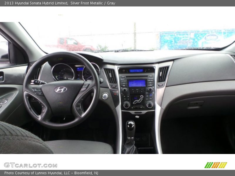 Silver Frost Metallic / Gray 2013 Hyundai Sonata Hybrid Limited