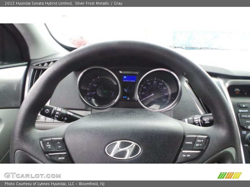 Silver Frost Metallic / Gray 2013 Hyundai Sonata Hybrid Limited