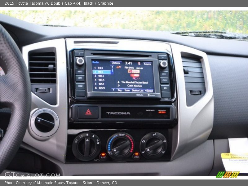Black / Graphite 2015 Toyota Tacoma V6 Double Cab 4x4
