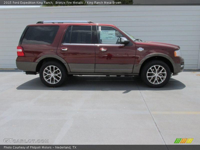 Bronze Fire Metallic / King Ranch Mesa Brown 2015 Ford Expedition King Ranch