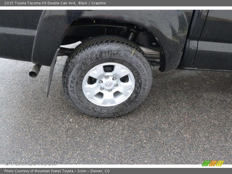 Black / Graphite 2015 Toyota Tacoma V6 Double Cab 4x4