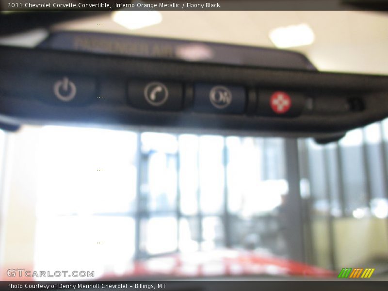 Inferno Orange Metallic / Ebony Black 2011 Chevrolet Corvette Convertible