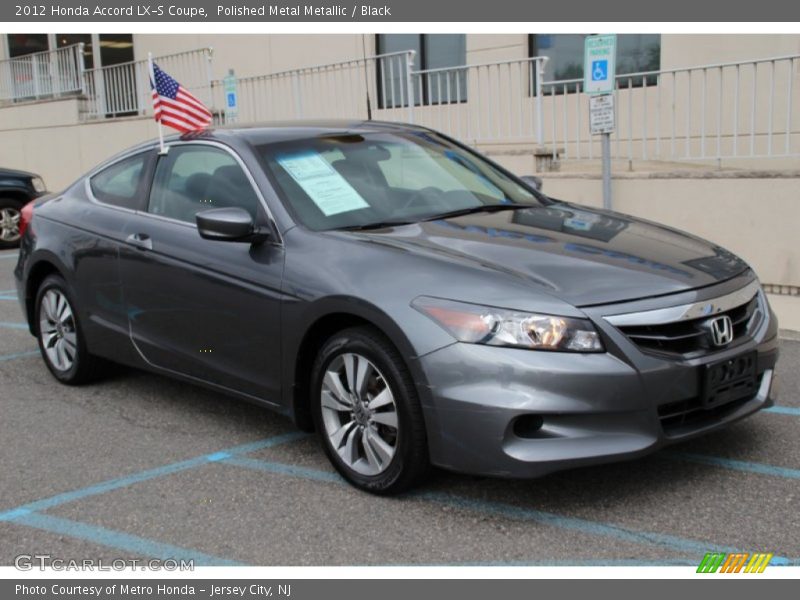 Polished Metal Metallic / Black 2012 Honda Accord LX-S Coupe