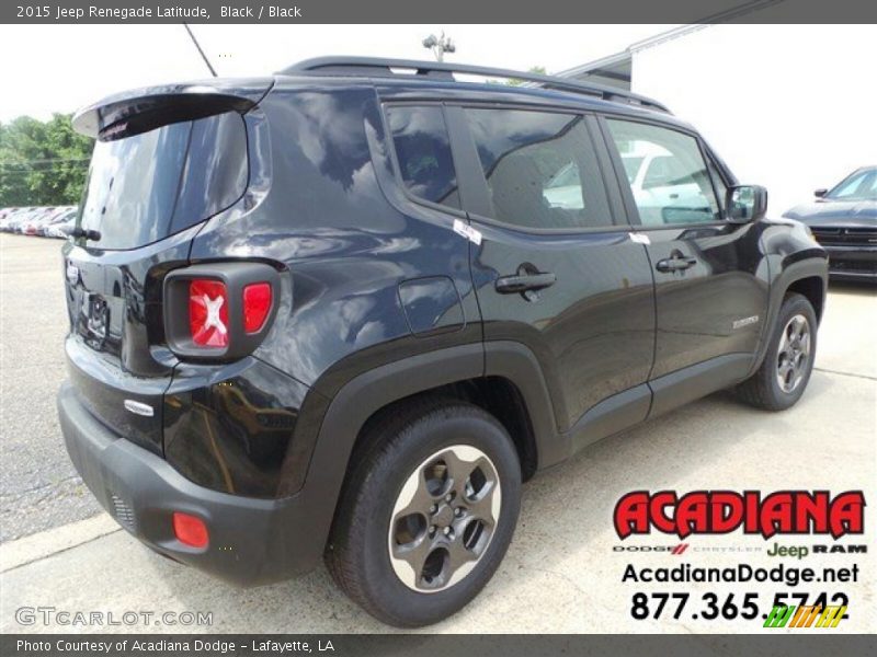Black / Black 2015 Jeep Renegade Latitude