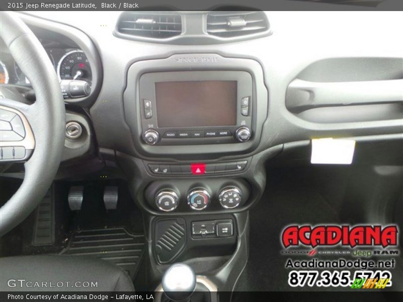 Black / Black 2015 Jeep Renegade Latitude