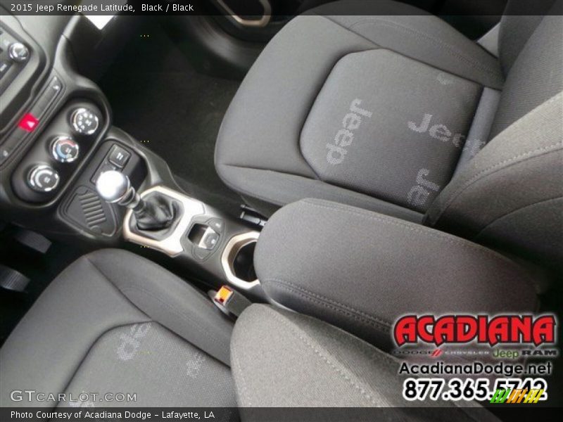 Black / Black 2015 Jeep Renegade Latitude