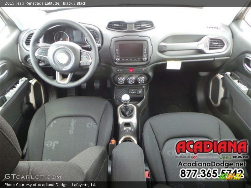 Black / Black 2015 Jeep Renegade Latitude