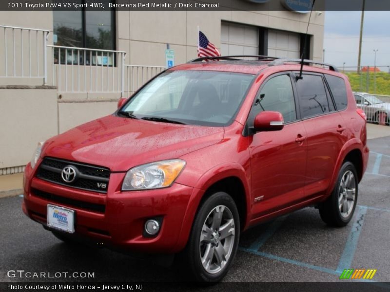 Barcelona Red Metallic / Dark Charcoal 2011 Toyota RAV4 V6 Sport 4WD