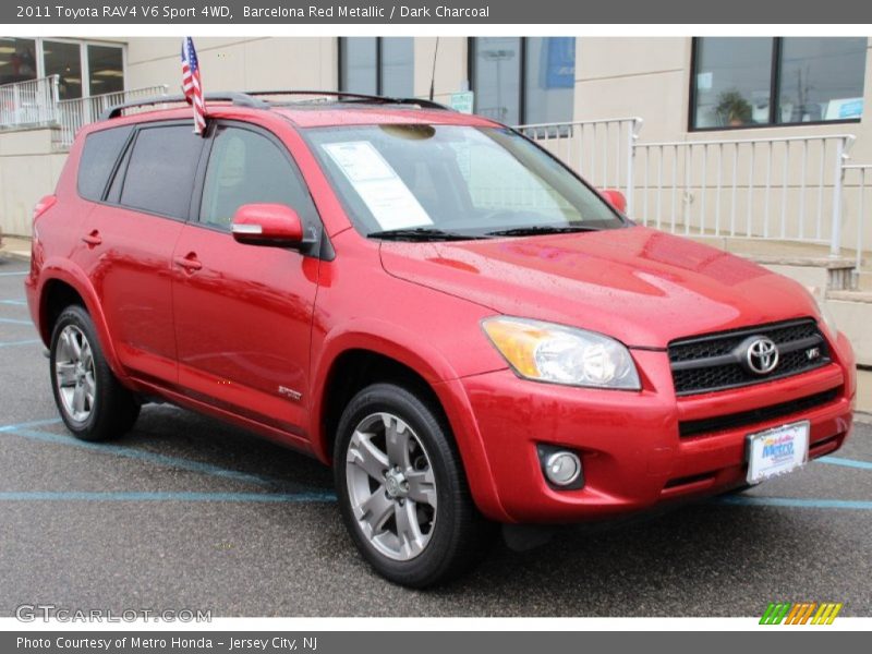 Barcelona Red Metallic / Dark Charcoal 2011 Toyota RAV4 V6 Sport 4WD