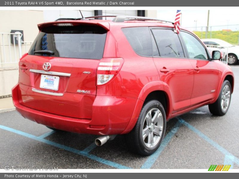 Barcelona Red Metallic / Dark Charcoal 2011 Toyota RAV4 V6 Sport 4WD