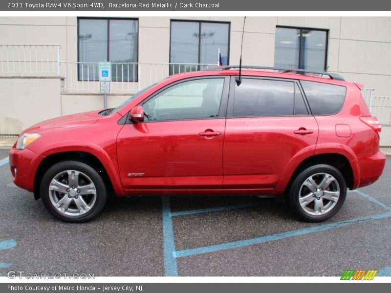 Barcelona Red Metallic / Dark Charcoal 2011 Toyota RAV4 V6 Sport 4WD