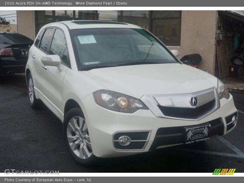 White Diamond Pearl / Ebony 2010 Acura RDX SH-AWD Technology