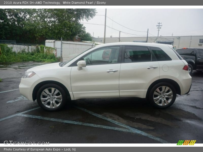 White Diamond Pearl / Ebony 2010 Acura RDX SH-AWD Technology