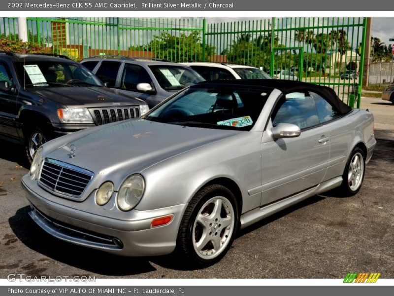 Front 3/4 View of 2002 CLK 55 AMG Cabriolet