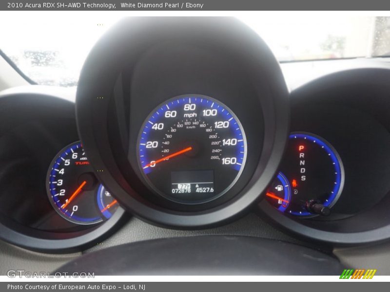 White Diamond Pearl / Ebony 2010 Acura RDX SH-AWD Technology
