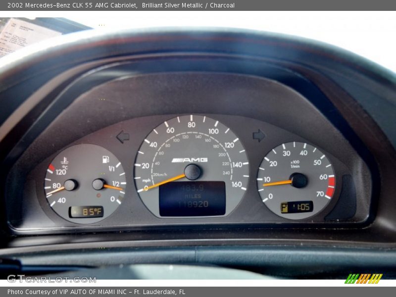  2002 CLK 55 AMG Cabriolet 55 AMG Cabriolet Gauges