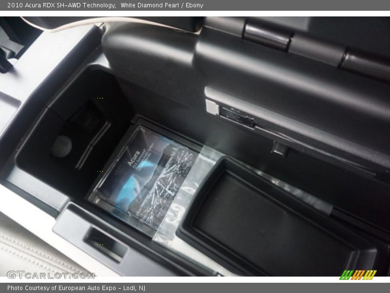 White Diamond Pearl / Ebony 2010 Acura RDX SH-AWD Technology