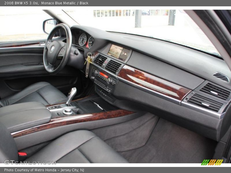 Monaco Blue Metallic / Black 2008 BMW X5 3.0si
