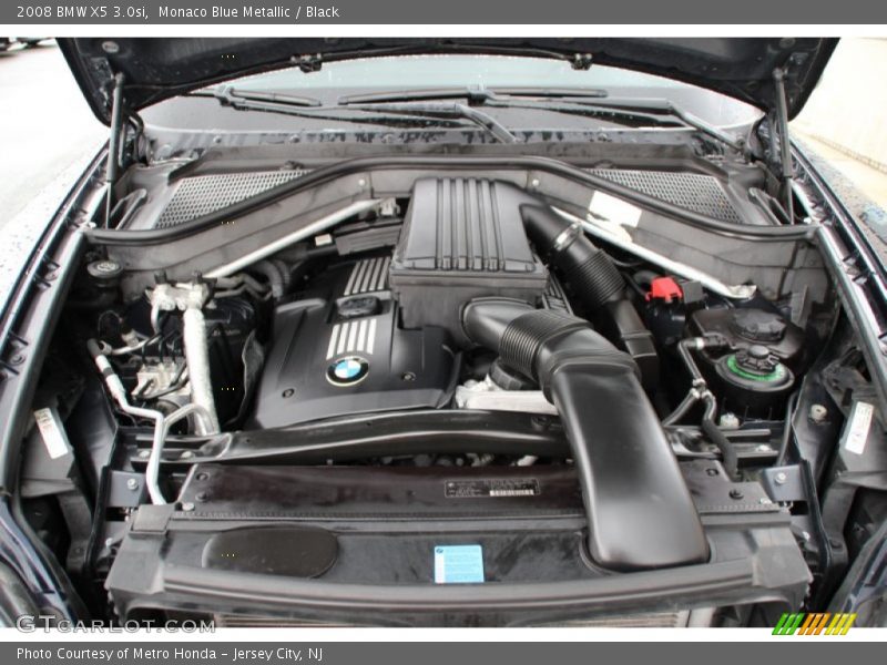 Monaco Blue Metallic / Black 2008 BMW X5 3.0si