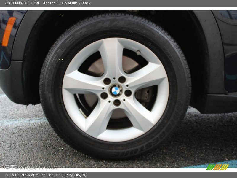 Monaco Blue Metallic / Black 2008 BMW X5 3.0si