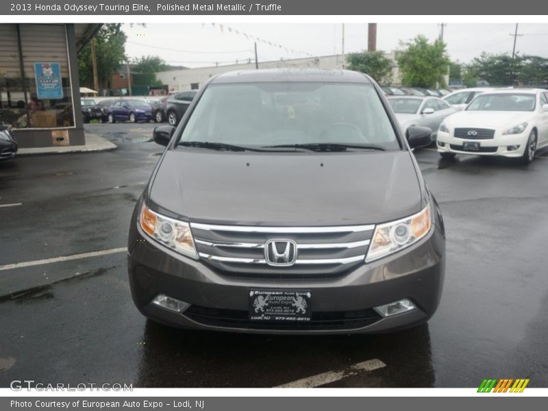 Polished Metal Metallic / Truffle 2013 Honda Odyssey Touring Elite