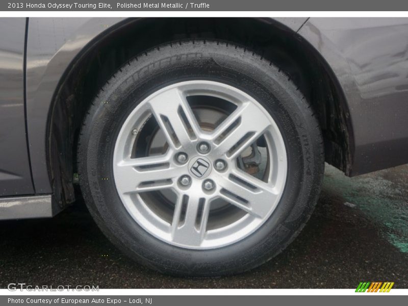 Polished Metal Metallic / Truffle 2013 Honda Odyssey Touring Elite