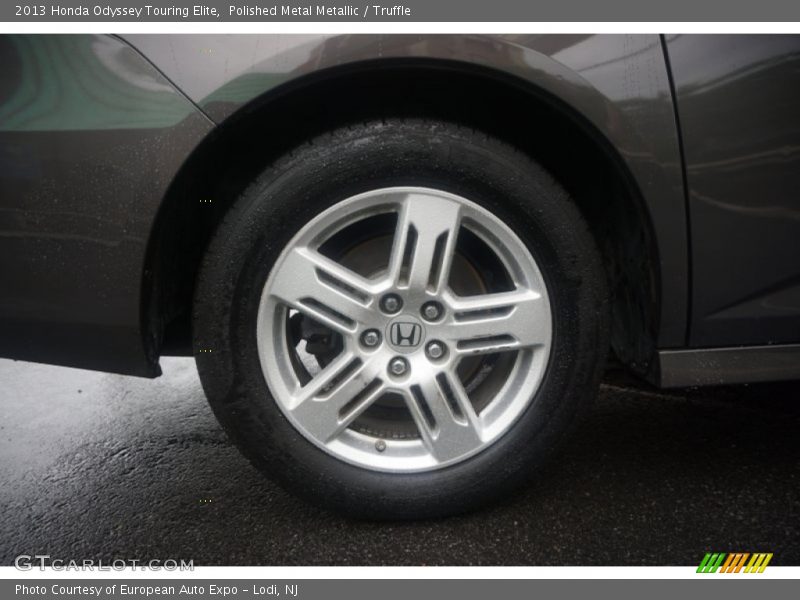 Polished Metal Metallic / Truffle 2013 Honda Odyssey Touring Elite
