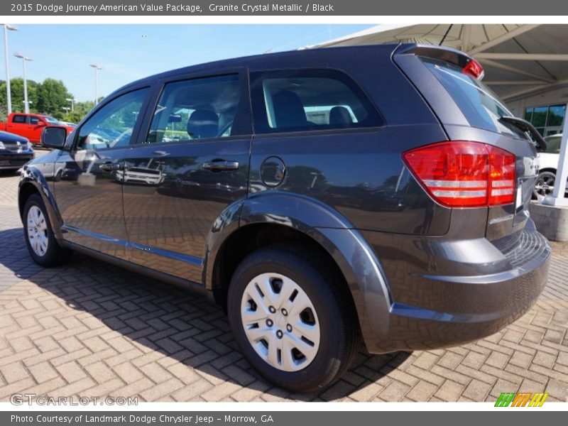 Granite Crystal Metallic / Black 2015 Dodge Journey American Value Package