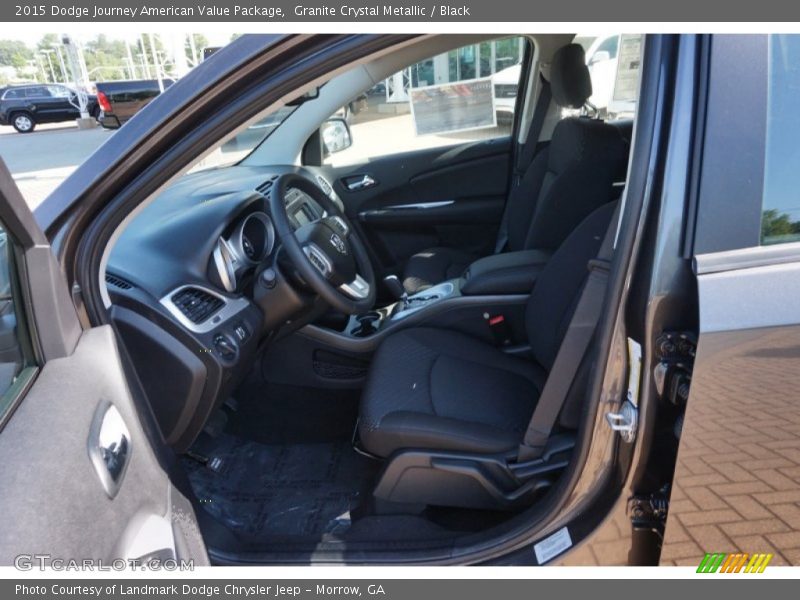Granite Crystal Metallic / Black 2015 Dodge Journey American Value Package
