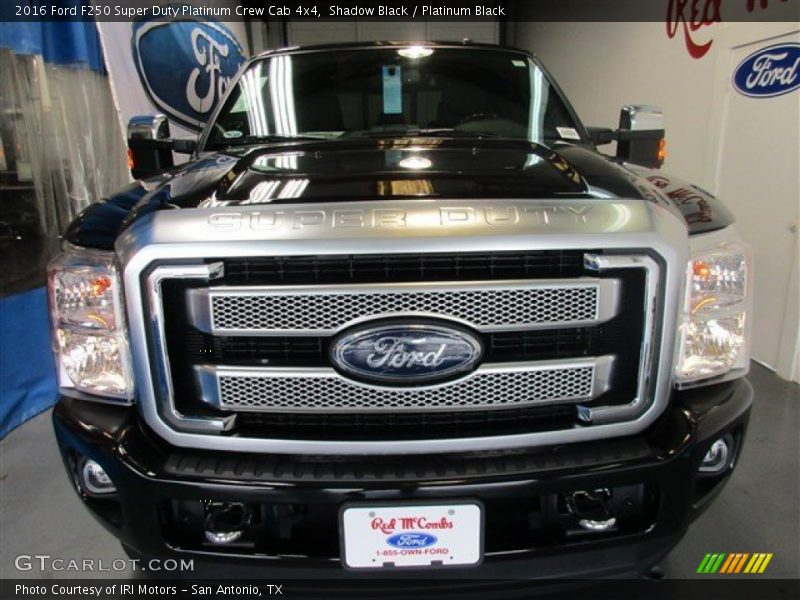 Shadow Black / Platinum Black 2016 Ford F250 Super Duty Platinum Crew Cab 4x4