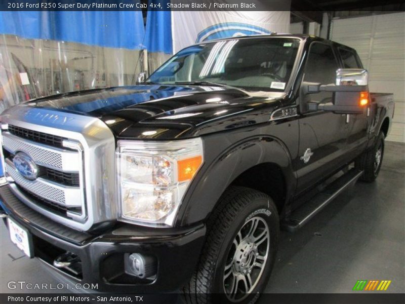 Shadow Black / Platinum Black 2016 Ford F250 Super Duty Platinum Crew Cab 4x4