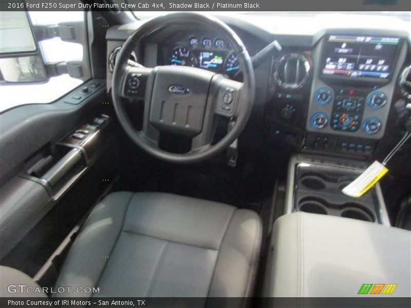 Shadow Black / Platinum Black 2016 Ford F250 Super Duty Platinum Crew Cab 4x4