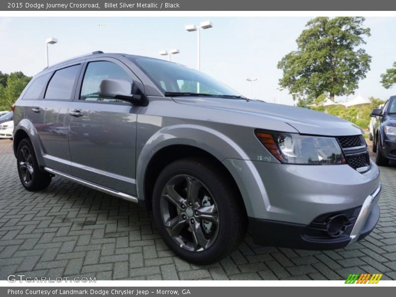 Billet Silver Metallic / Black 2015 Dodge Journey Crossroad