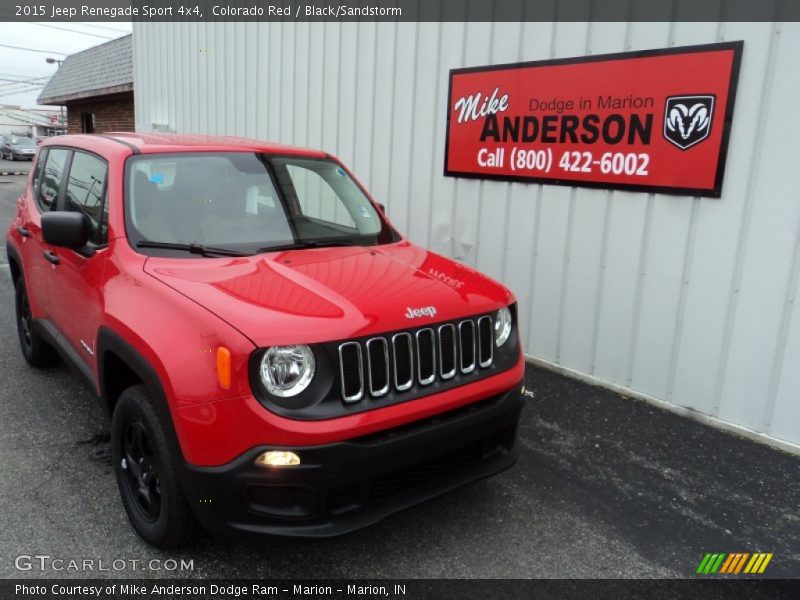 Colorado Red / Black/Sandstorm 2015 Jeep Renegade Sport 4x4