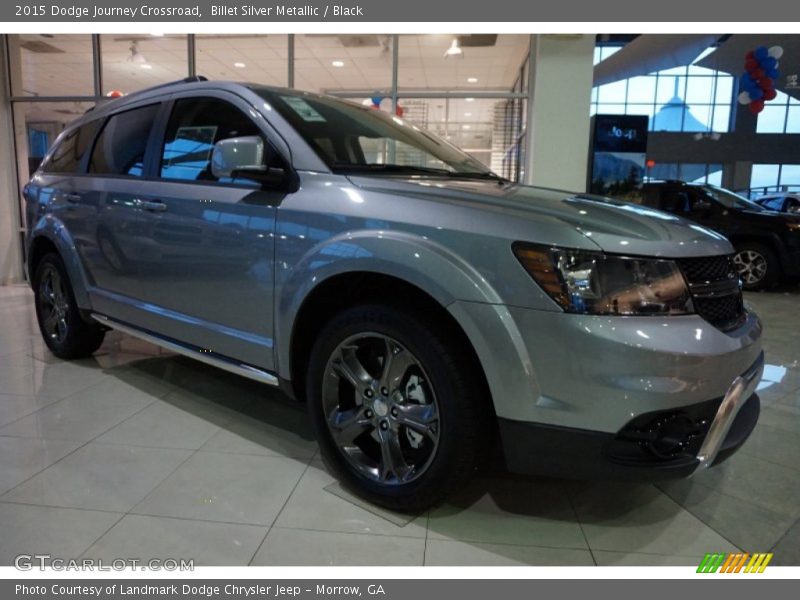 Billet Silver Metallic / Black 2015 Dodge Journey Crossroad