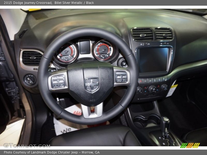 Billet Silver Metallic / Black 2015 Dodge Journey Crossroad
