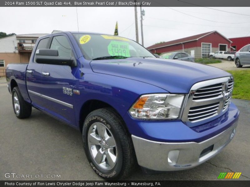 Front 3/4 View of 2014 1500 SLT Quad Cab 4x4