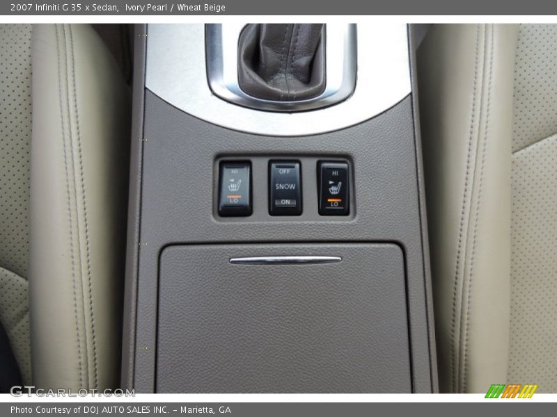 Ivory Pearl / Wheat Beige 2007 Infiniti G 35 x Sedan