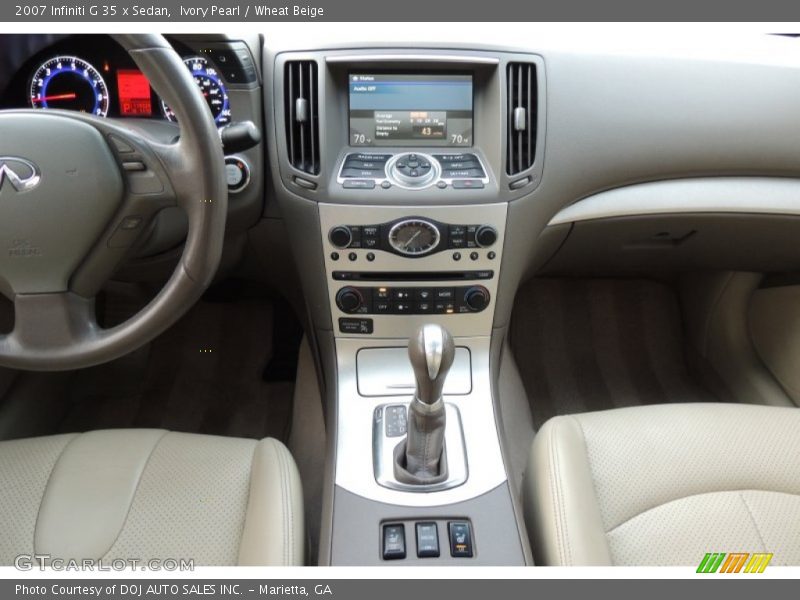Ivory Pearl / Wheat Beige 2007 Infiniti G 35 x Sedan