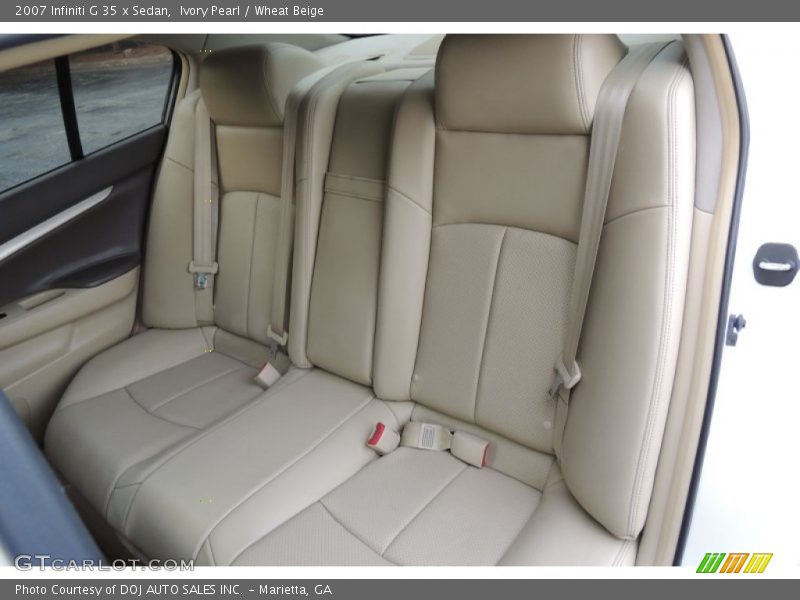 Ivory Pearl / Wheat Beige 2007 Infiniti G 35 x Sedan