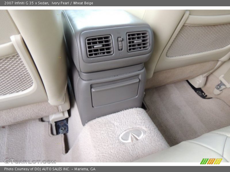 Ivory Pearl / Wheat Beige 2007 Infiniti G 35 x Sedan