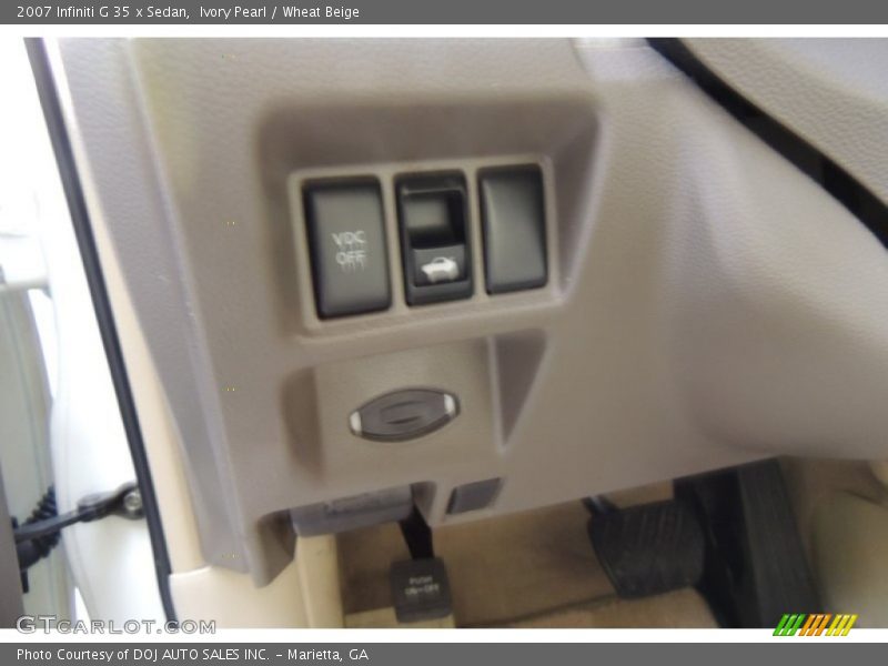Ivory Pearl / Wheat Beige 2007 Infiniti G 35 x Sedan
