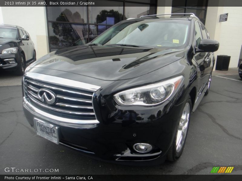 Black Obsidian / Graphite 2013 Infiniti JX 35 AWD