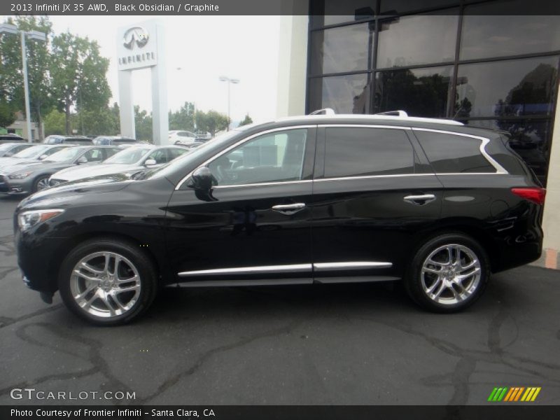 Black Obsidian / Graphite 2013 Infiniti JX 35 AWD