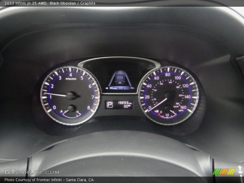 Black Obsidian / Graphite 2013 Infiniti JX 35 AWD