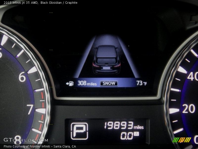 Black Obsidian / Graphite 2013 Infiniti JX 35 AWD